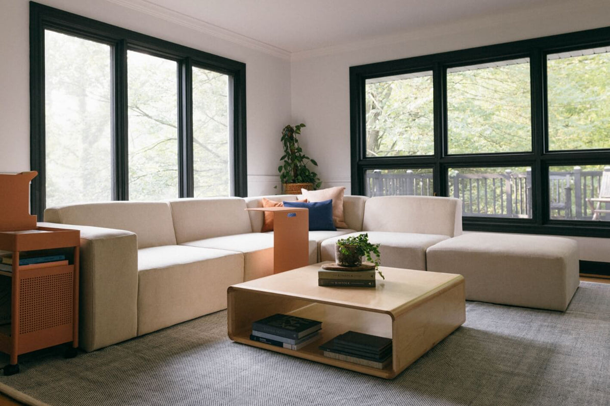 The Floyd Five-Piece Form Sectional in lifestyle shot